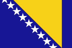 Drapeau Bosnie-Herzégovine