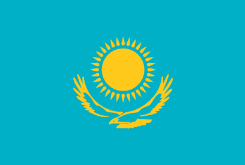 Drapeau Kazakhstan