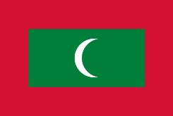 Drapeau Maldives