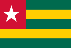 Drapeau Togo