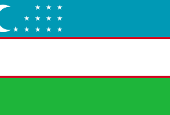 Drapeau Ouzbékistan