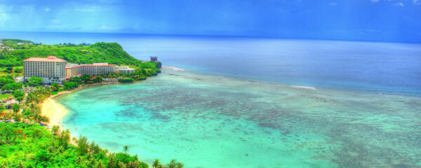 La plage en Guam